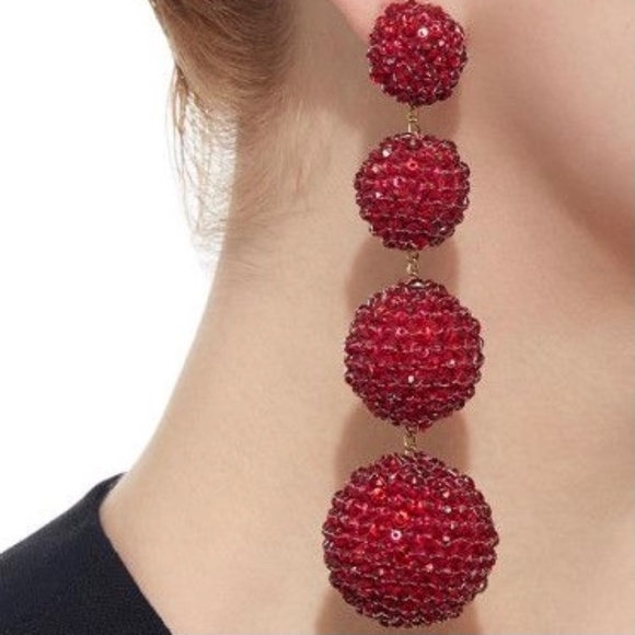 Rebecca De Ravenel Les Bonbons Ruby Slipper Earrings - Picture 4 of 11